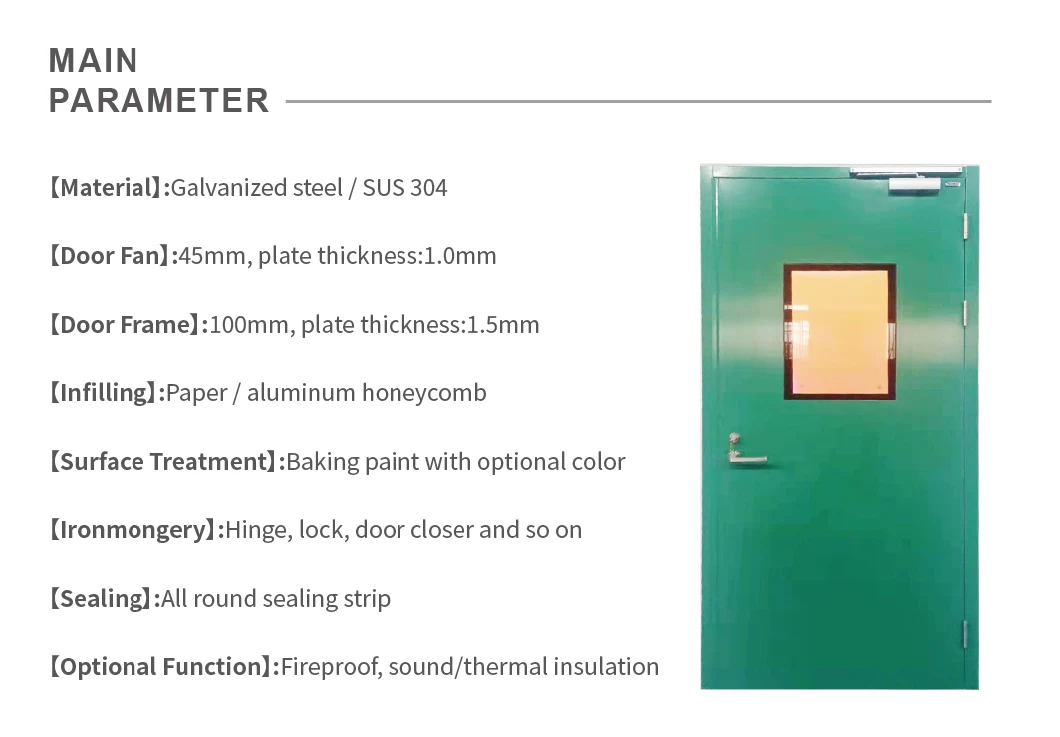 BS Certificate Industrial Exterior Emergency Access Escape Exit Galvanized Steel Safety Metal Entry Door SUS 304 Stainless Steel Safety Gate