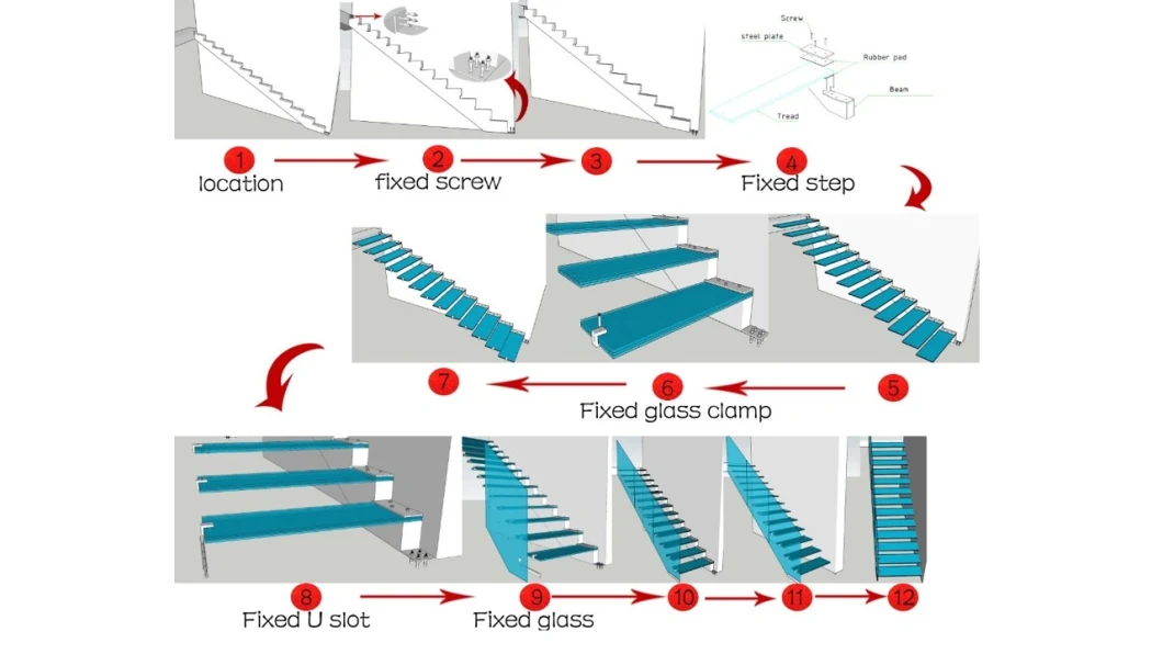 Orient Low Cost Glass Balcony Panels Aluminum U Channel Balustrade