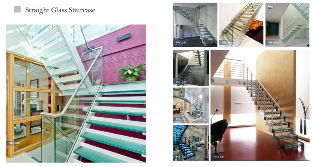 Prima Metal Staircase for House Interior Straight Stairs