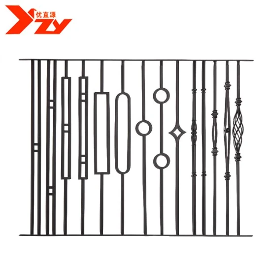 고품질 연철 계단 난간은 공장에서 공급됩니다.